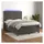vidaXL Boxspringbett 140 x 200 cm Dunkelgrau