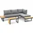 Greemotion Lounge Set 3-tlg. Anthrazit/Grau