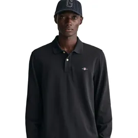 GANT Shield Piqué Poloshirt schwarz 5XL