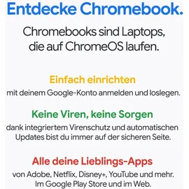 Lenovo IdeaPad 3 Chromebook 15,6'' Intel Celeron N4500 8 GB RAM 128 GB SSD Abyss Blue
