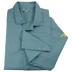 ESD-Kurzmantel AM-75 komfort, Größe 3XL, grau, langarm - grau - 3XL