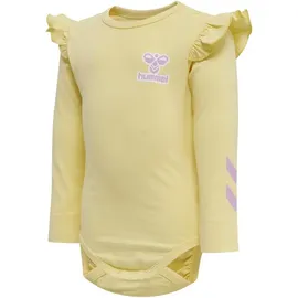 hummel hmlMIRABEL langarm Baby-Body pale banana 74