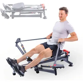 Christopeit Rudergerät CHRISTOPEIT SPORT "Accord NEU", schwarz, RudergeräteB:159cm H:70cm L:132cm, Rudermaschine, Hydraulikzylinder, klappbar, B:159cm H:70cm L:132cm