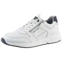 Marco Tozzi Keilsneaker , Freizeitschuh, Halbschuh, Schnürschuh mit praktischem Reißverschluss, weiß