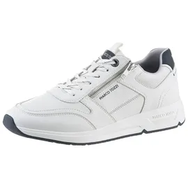 Marco Tozzi Keilsneaker , Freizeitschuh, Halbschuh, Schnürschuh mit praktischem Reißverschluss, weiß