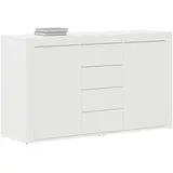 vidaXL Sideboard 120 x 36 x 69 cm Weiß