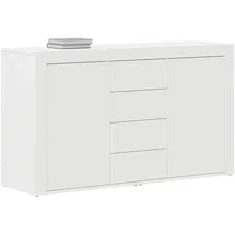 vidaXL Sideboard 120 x 36 x 69 cm Weiß