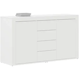 vidaXL Sideboard 120 x 36 x 69 cm Weiß