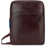 Piquadro Umhängetasche Blue Square Revamp Crossbody Bag M Mogano