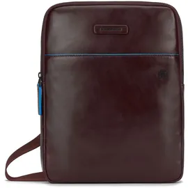 Piquadro Umhängetasche Blue Square Revamp Crossbody Bag M Mogano