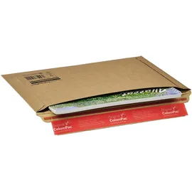 ColomPac Wellpappversandtasche 270x185x50 braun m. Querbefüllung