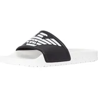 Emporio Armani Beachwear Herren Slip-on Flip-Flops weiß 43 (UK 9)
