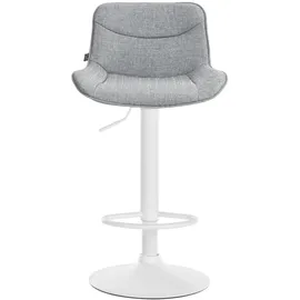 deluke Barhocker RAGAD 49 x 51 x 85 cm Grau/Weiß