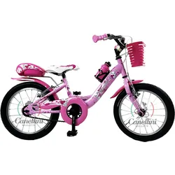 Kinderfahrrad Canellini VENERE 16" BABY BUNNY - Rosa rosa 16"