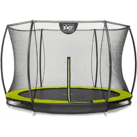 EXIT TOYS Silhouette Bodentrampolin 427 cm inkl. Sicherheitsnetz grün