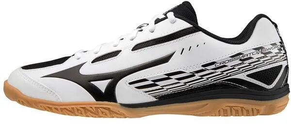 MIZUNO Herren Tischtennisschuhe CROSSMATCH, White/Black, 40