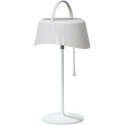LED-Solarlampe-"Cervia", weiss, Kunststoff,