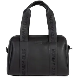 Childhome Mommy Club Wickeltasche Simili Leder Schwarz, Schwarz