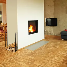 Relaxdays Kaminholzregal 60 x 20 x 90 cm schmal schwarz