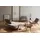Innovation Living Sessel Splitback Strukturstoff 90 x 79 x 95 cm Grau mit verstellbarer Rückenlehne