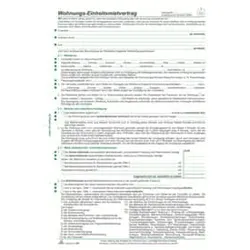 RNK Mietvertrag A4 599 Einheitsmietvertrag