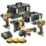 DEWALT Akku-Kombopack (4-tlg.), 18V DCK422P3-QW
