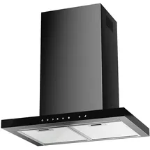 Levivo Wandhaube 60 cm Schwarz