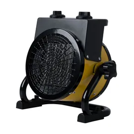 ETC Shop Keramik Heizlüfter Elektroheizung 2 Stufen Heizgeräte schwenkbar Heizstrahler regelbares Thermostat, Tragegriff, Überhitzungsschutz, Lxbxh 24x13,5x25 cm, 2er Set