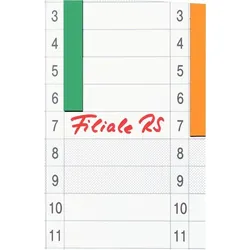 Franken Datumstreifen selbstklebend für Jet Kalender 703