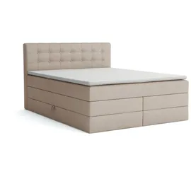 Deine Möbel 24 SANTE 140 x 200 cm H3 Beige/Grau/Schwarz
