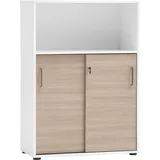 MÖBELPARTNER Metz Aktenschrank 80,1 x 38,2 x 113,4 cm weiß