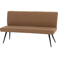 MCW Sitzbank MCW-K16, Esszimmerbank Bank Polsterbank, Rückenlehne Stoff/Textil Bouclé
