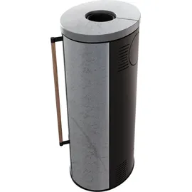 Kratki Erik Ø150 Keramik Grau Satin