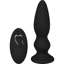 Powerful Vibrating Anal Plug, 12,5 cm, schwarz