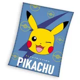 Carbotex Pokemon Kuscheldecke 150 x 200 cm Blau/Bronze