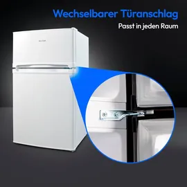 Medion MD37689 Kühl-Gefrierkombination (85 l, 850 mm hoch, Weiß)