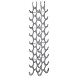KADIMA DESIGN Weinregal Flammen aus Aluminium, 27 Flaschen, 98x31x14cm, Modernes Aussehen