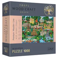 Trefl Holzpuzzle 1000 Teile - Frankreich - Berühmte Orte