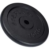 ScSPORTS ScSPORTS® Hantelscheiben 15kg 30mm Gusseisen Gewichtsscheiben Gewichte Hantel