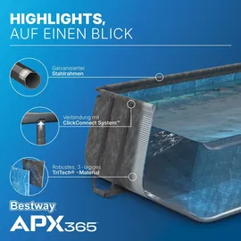 BESTWAY APX365 Winterfester Solo Pool 732 x 366 x 132 cm