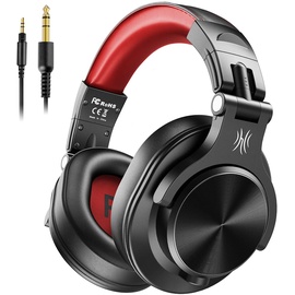 OneOdio Kopfhörer Over Ear, DJ Kopfhörer mit Kabel, Professionell Geschlossener Studio HiFi Kopfhörer mit Share Port für E-Drum Piano Gitarre AMP Recording Monitoring