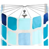 KLEINE WOLKE Duschvorhangstange Big Spider 94 x 71 cm silber