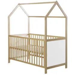 roba Babybett, (BxL): 75 cm x 143,5 cm, Holz, buche - braun