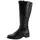 Rieker Reißverschlussstiefel, Langschaftstiefel, Blockabsatz, Vario-Schaft und 2 Reißverschlüssen Rieker schwarz