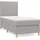 vidaXL Boxspringbett 100 x 200 cm Hellgrau