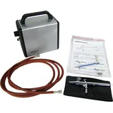 Airbrush Set Sparmax DH-102 mit ARISM Mini Kompressor Druckluft