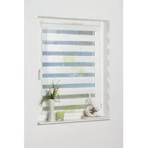 K-HOME Doppelrollo Denia 60 x 150 cm Blume/Grün