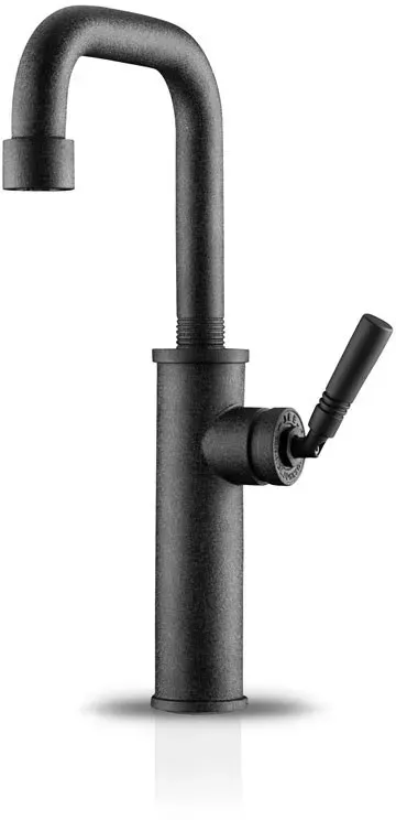 JEE-O Soho Stand-Waschtischarmatur, progressiv, Hammerschlag schwarz matt, 700-1752 700-1752