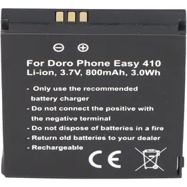 AccuCell Doro PhoneEasy 410 Akku, Doro Phone Easy 610 Akku, SHELL01A Akku Care Clamshell