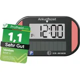 VENTON [Test , Note 1.1] Elektronische Solar Parkscheibe schwarz mit Zulassung